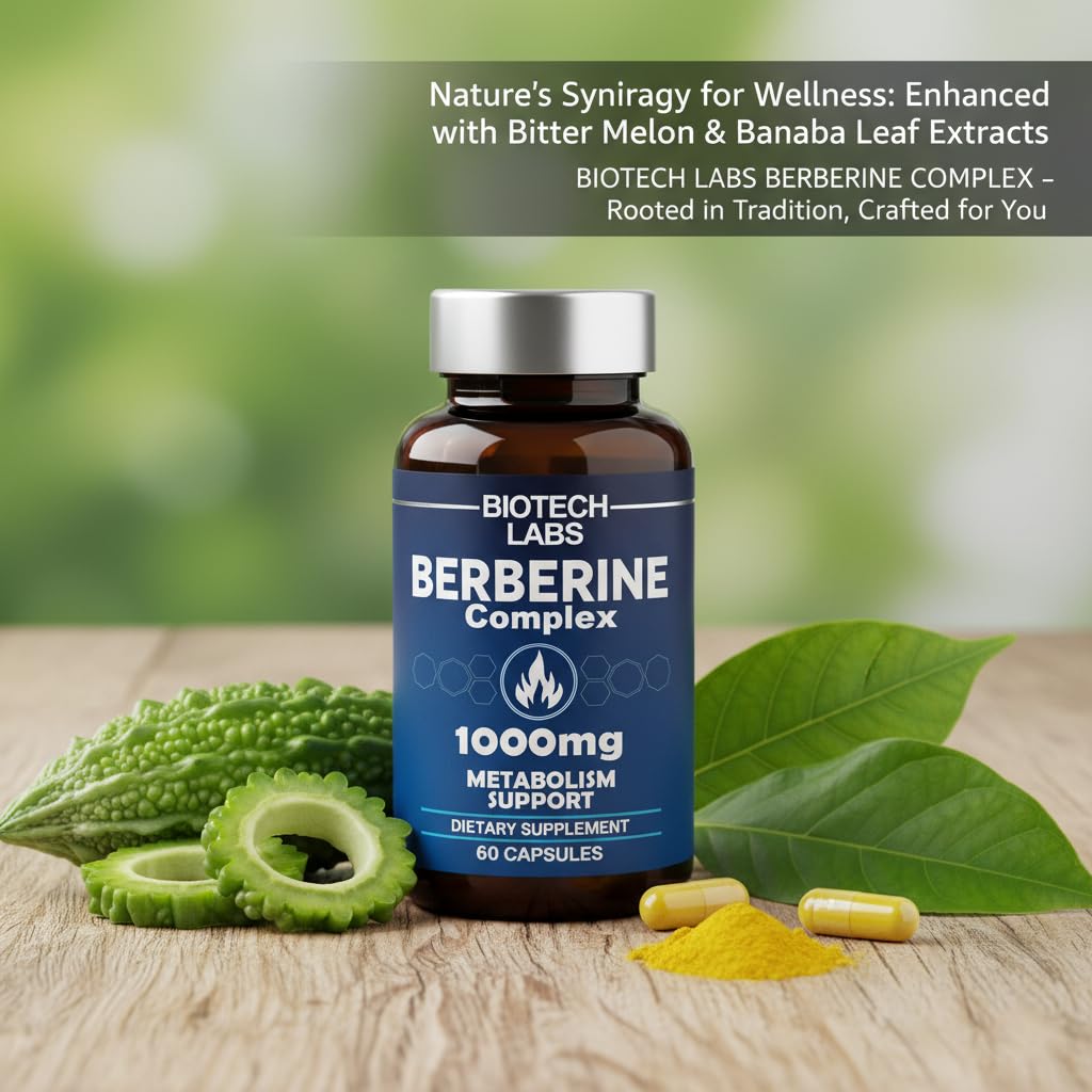 FYRKOA Berberine Complex label highlighting plant-based, clean-label formula for wellness routines.
