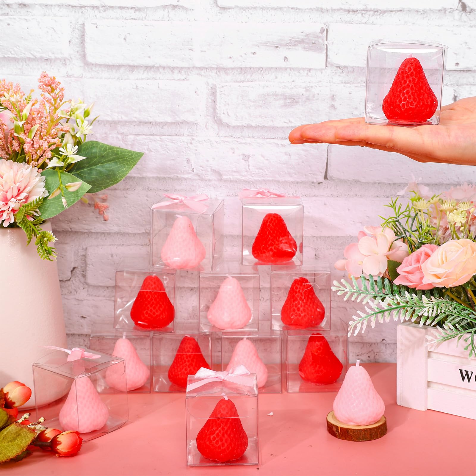 FYSUIMU packaging detail with candles and bows for decor ideas.
