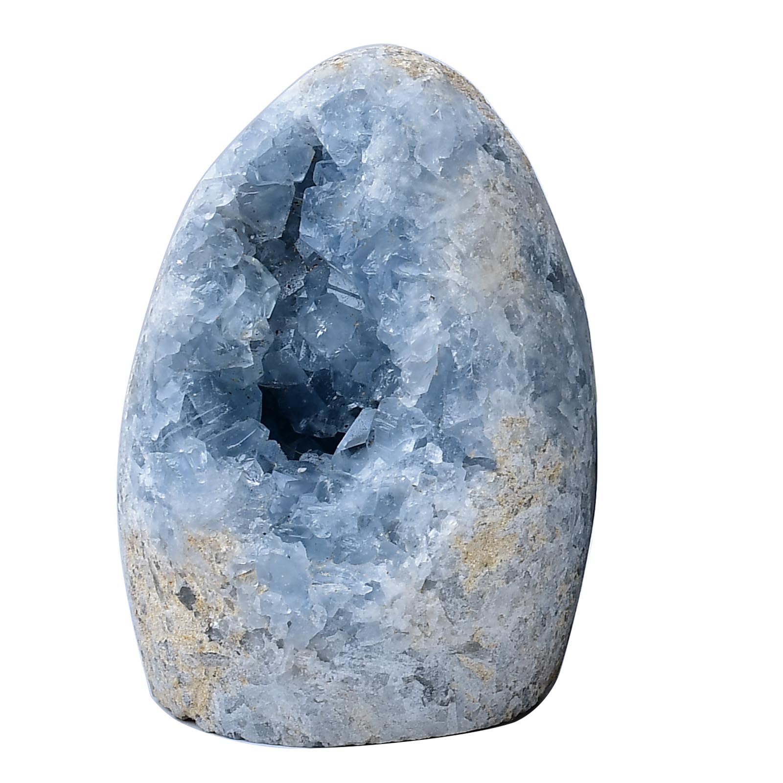 FZBHRO blue celestite crystal for collection and learning.