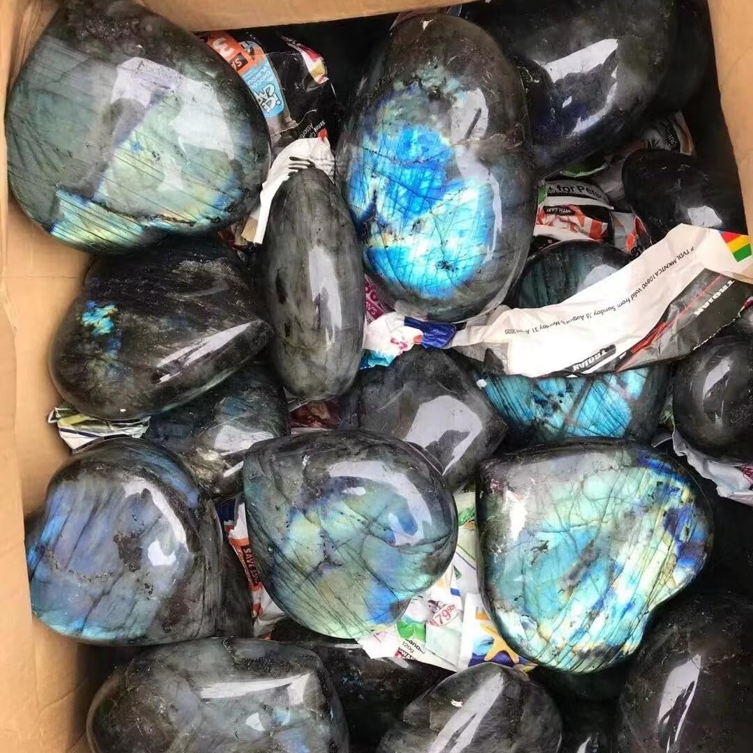 FZBHRO labradorite heart gift suitable for crystal beginners.