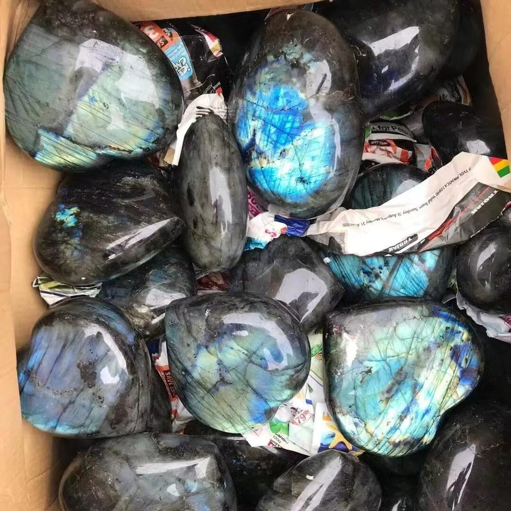 FZBHRO labradorite heart gift suitable for crystal beginners.