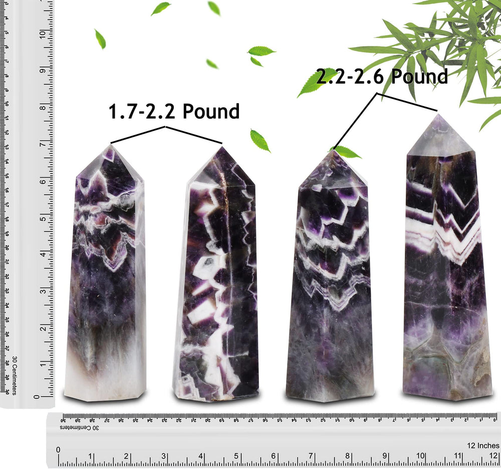 FZBHRO wand close-up pattern highlights natural crystals for mindful practice
