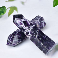FZBHRO wand side view shows chevron pattern for chakra balance