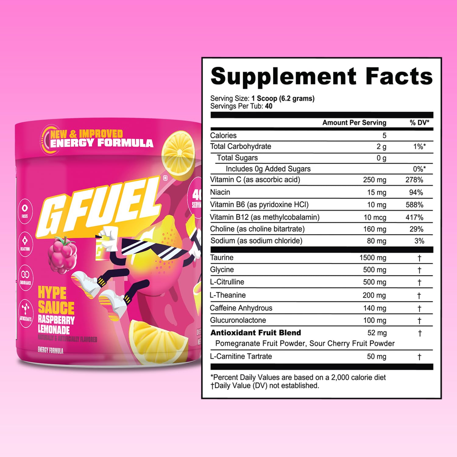 G Fuel Hype Sauce 2.0 pre-game-setup illustrating energy boost for competition