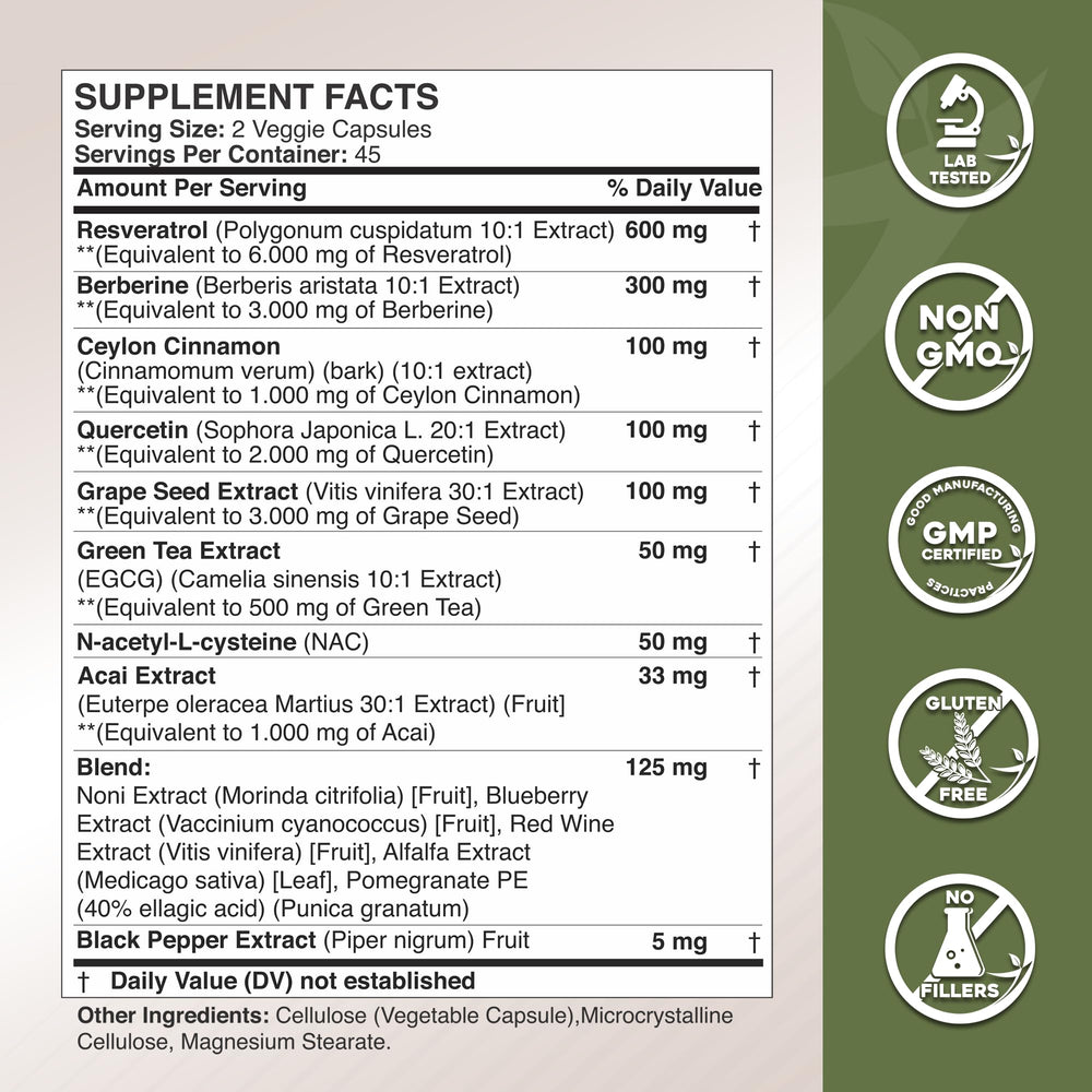 Gade Nutrition Acai Berry supplement bottle rich in nutrients for wellness.