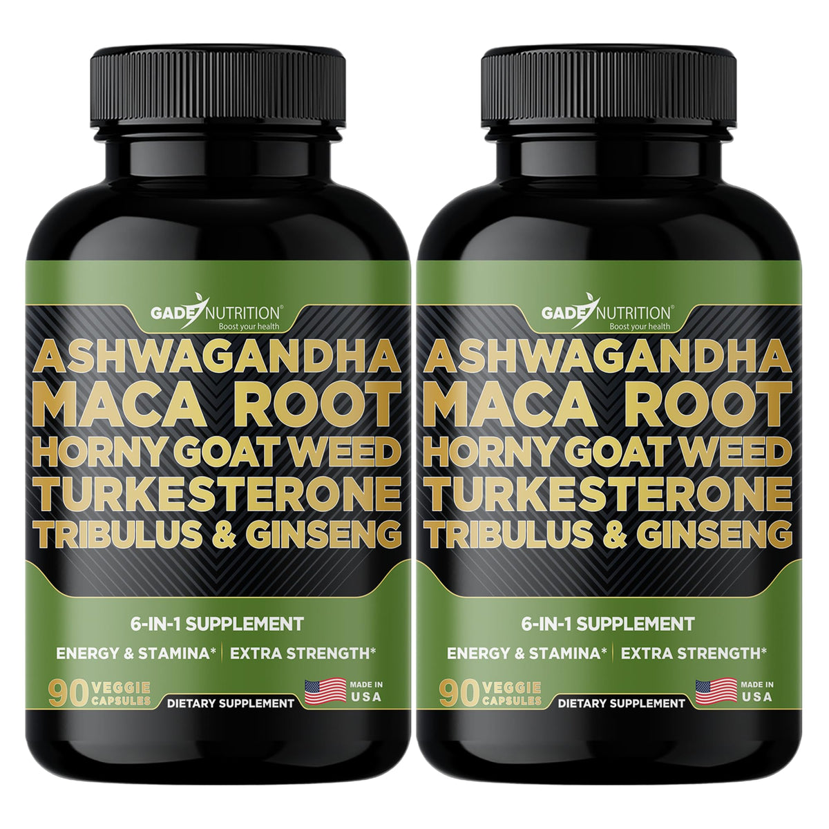 GADE NUTRITION Ashwagandha 6-in-1 capsules for daily energy and balance