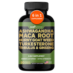 GADE NUTRITION Ashwagandha Maca bottle supports daily energy and balance