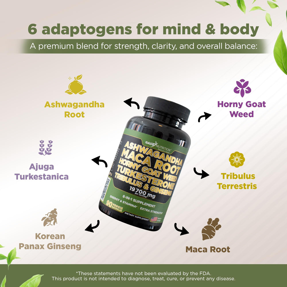 GADE NUTRITION Horny Goat Weed tablets support vitality