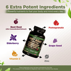 GADE Nutrition beet root with pomegranate and grape seed antioxidants