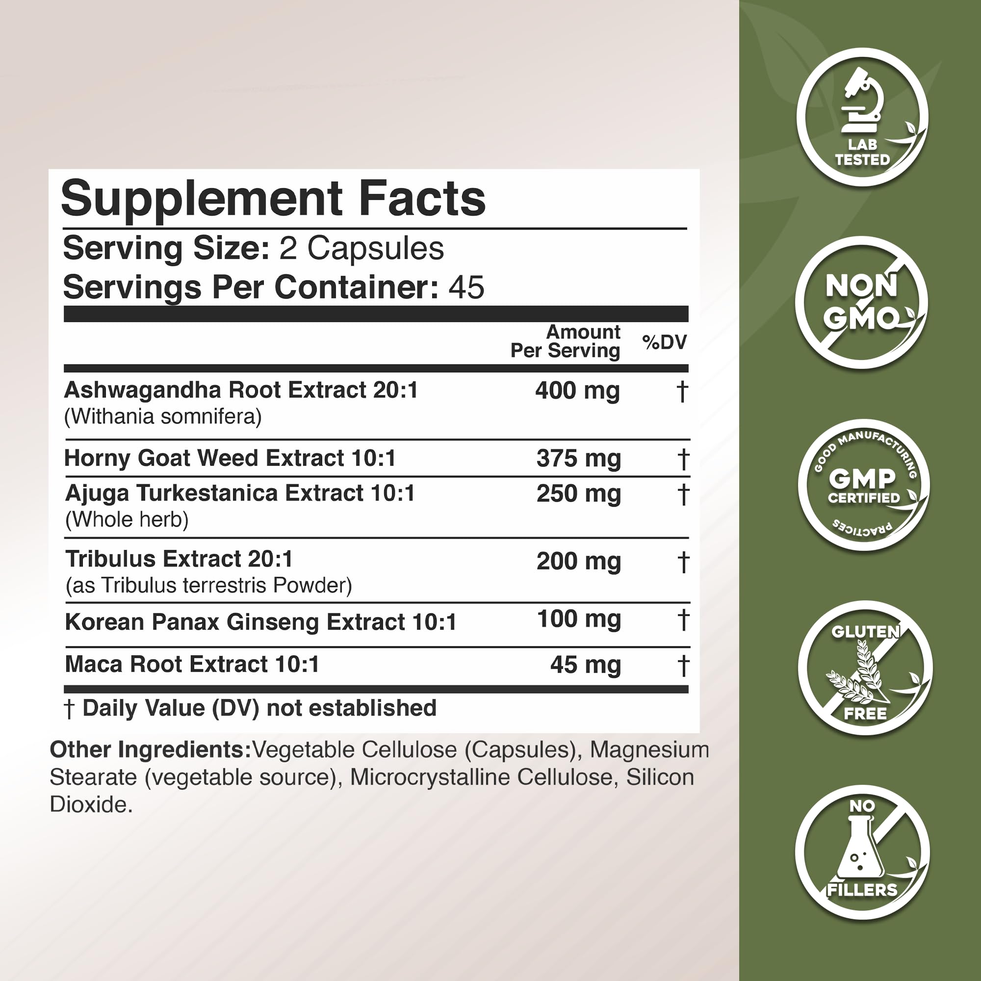 GADE NUTRITION Turkesterone capsules support muscle endurance