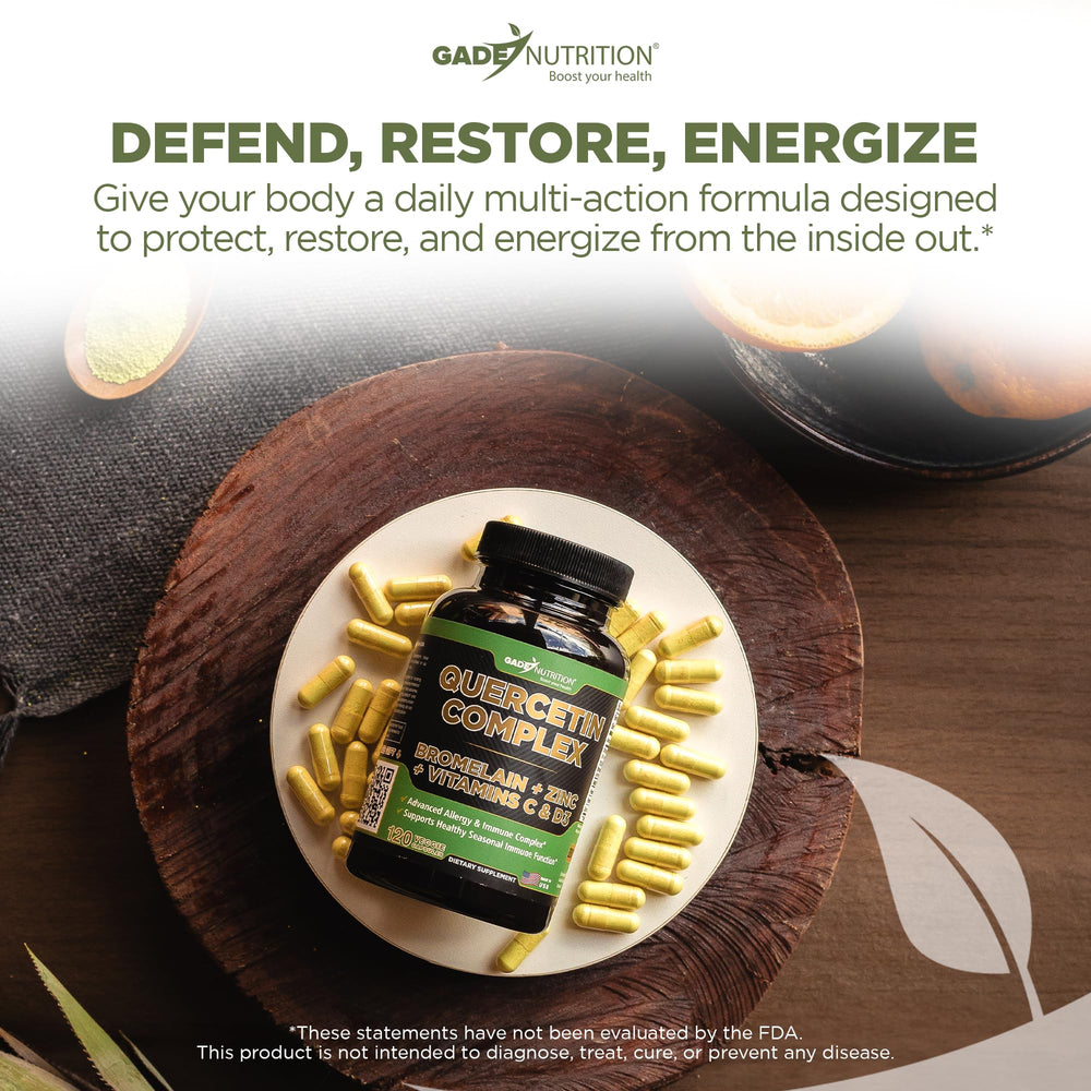 GADE NUTRITION USA-certified facility logo on packaging