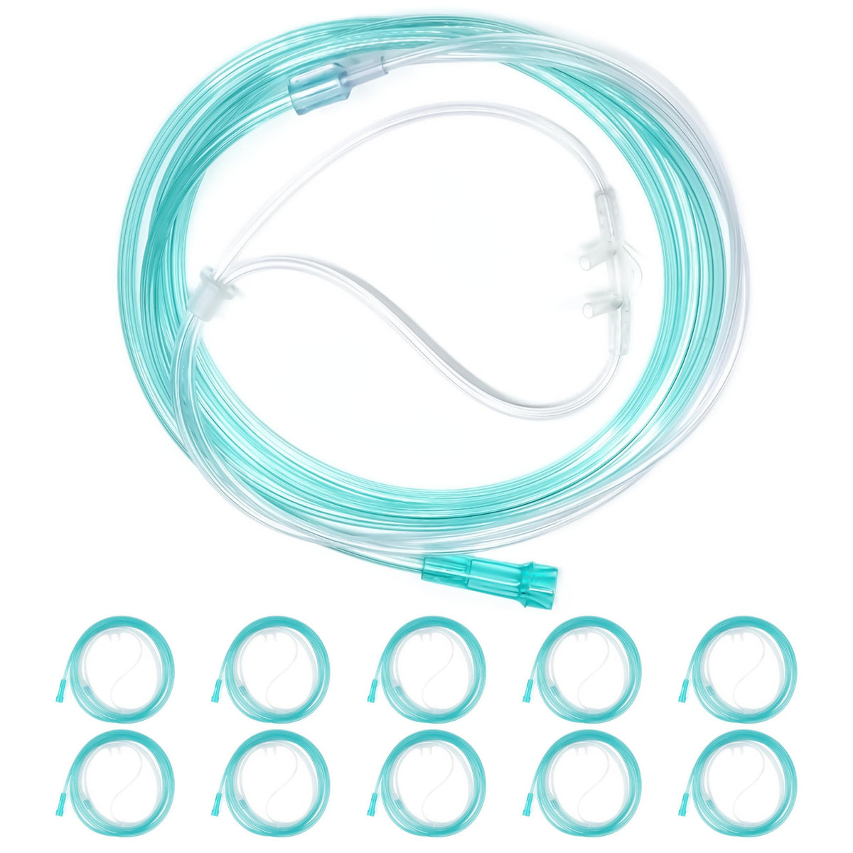 Gadget Beyond 10-pack high-flow cannula in hygienic packaging for easy setup.