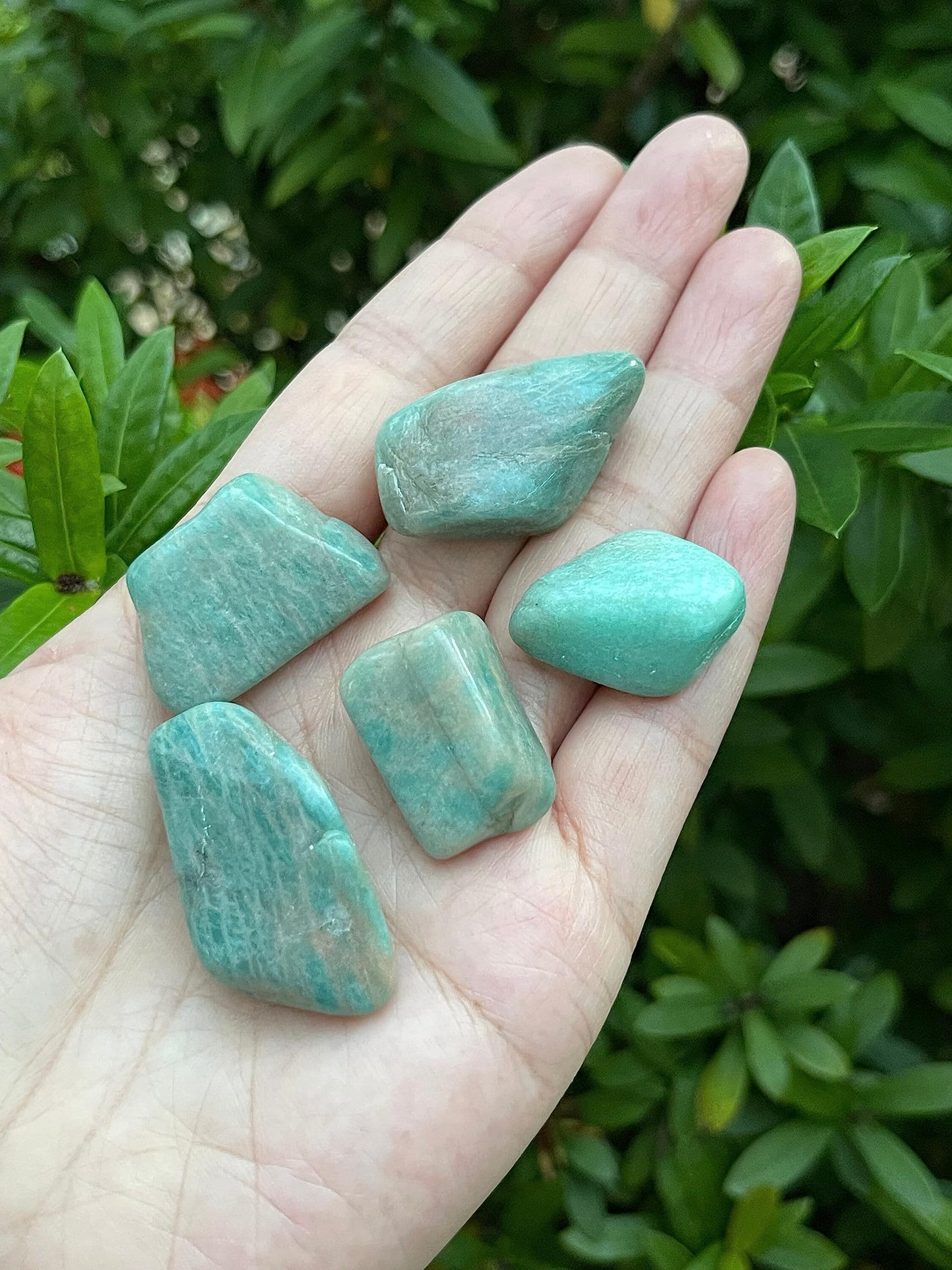 GAF TREASURES amazonite grid stones used in balance layouts