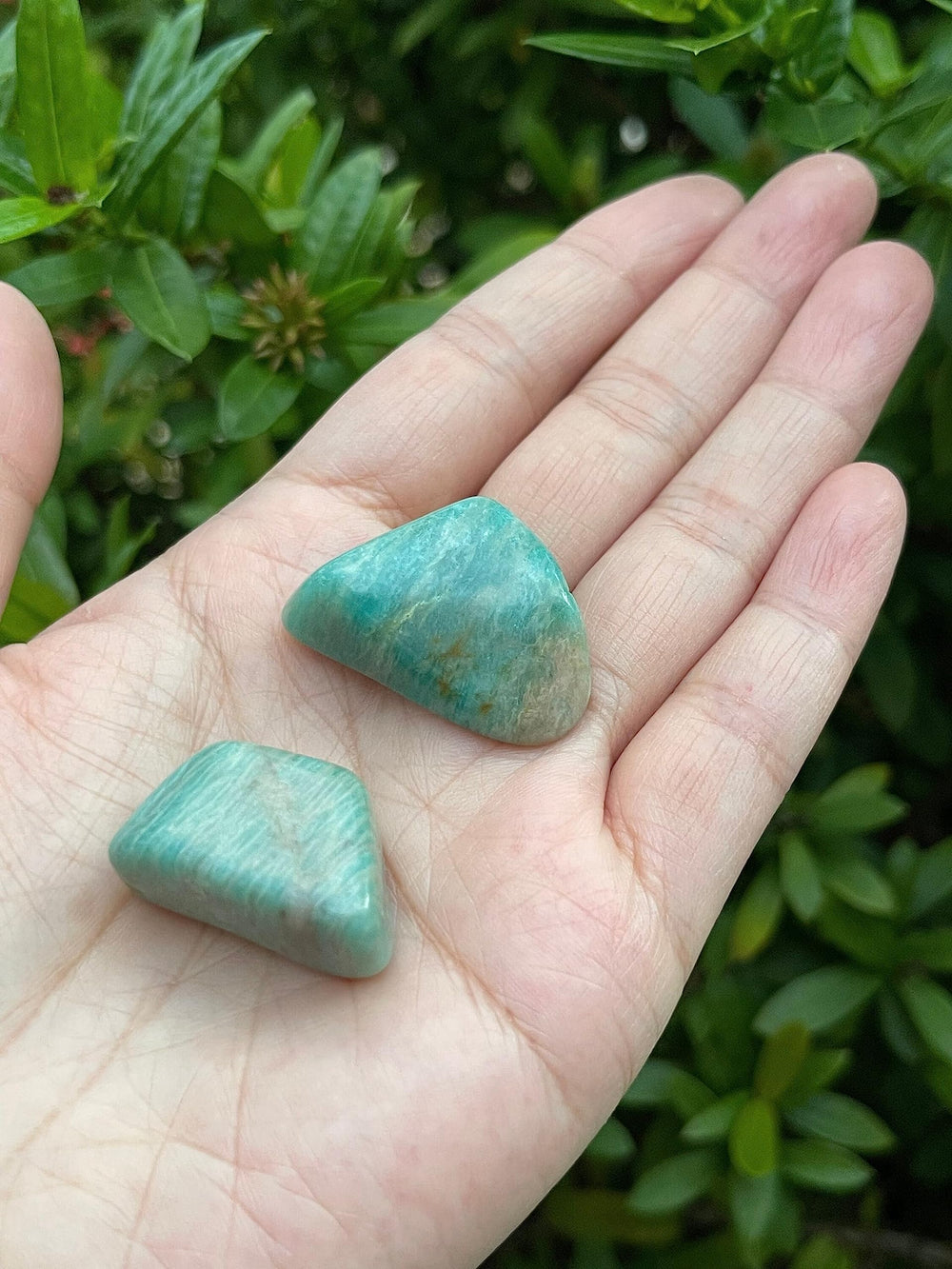 GAF TREASURES amazonite Reiki stones for focused energy work