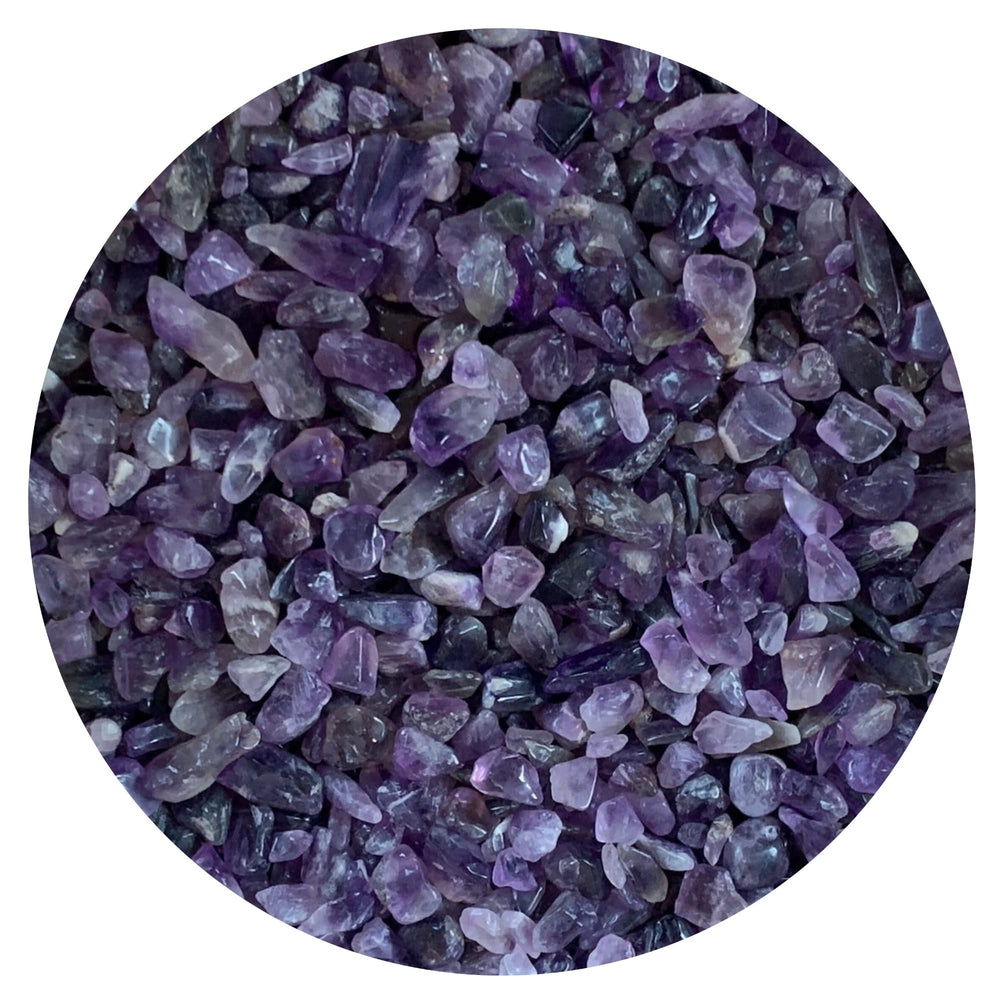 GAF Treasures amethyst chips 4-9mm ideal for DIY gemstone trees and resin art