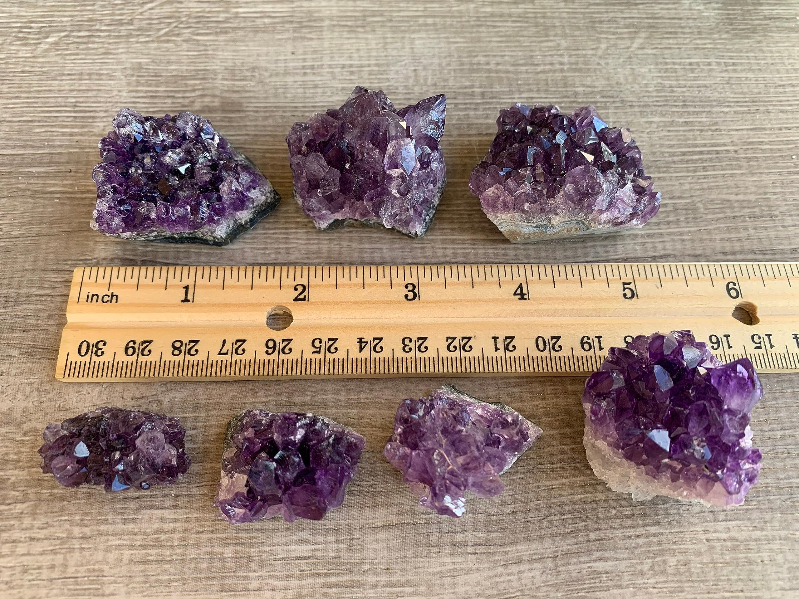 GAF TREASURES Amethyst druzy display-ready piece perfect for crystal grids.