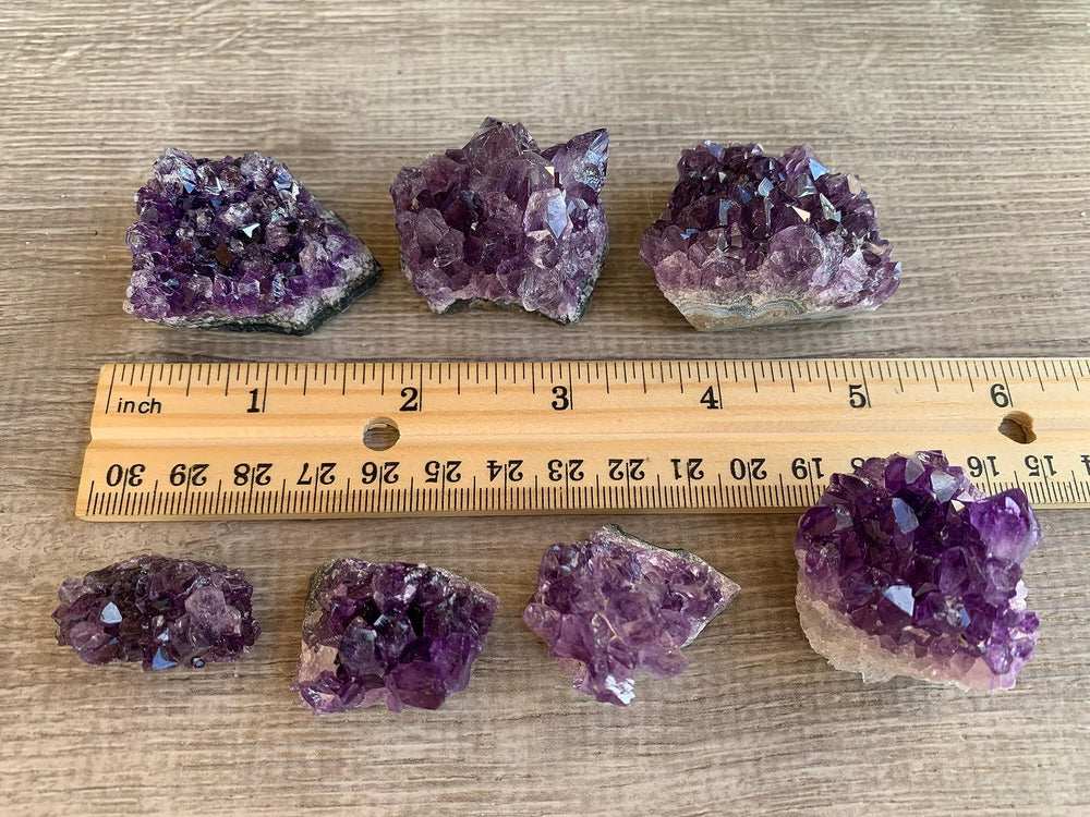 GAF TREASURES Amethyst druzy display-ready piece perfect for crystal grids.