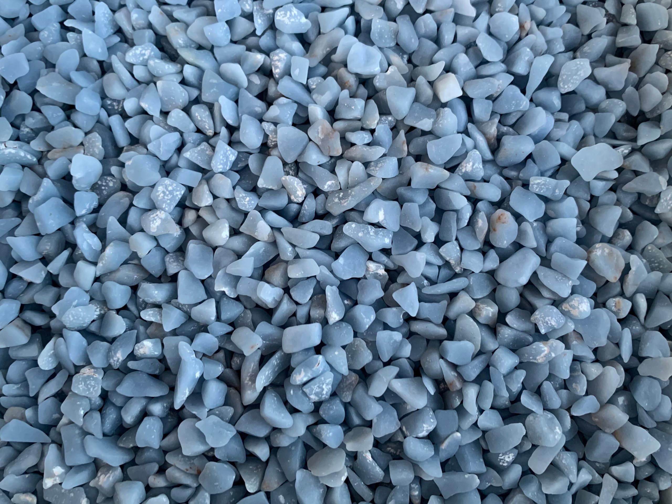 GAF TREASURES Angelite chips for epoxy projects and orgonite crafting.
