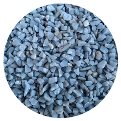 GAF TREASURES Angelite chips undrilled, ideal for custom crafts and jewelry.