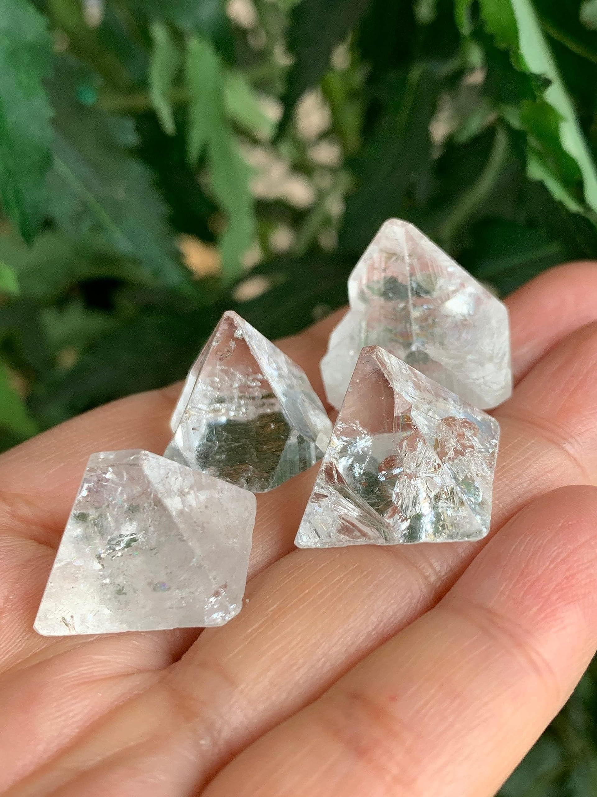 GAF TREASURES Green apophyllite variation offering grounding energy for living spaces.