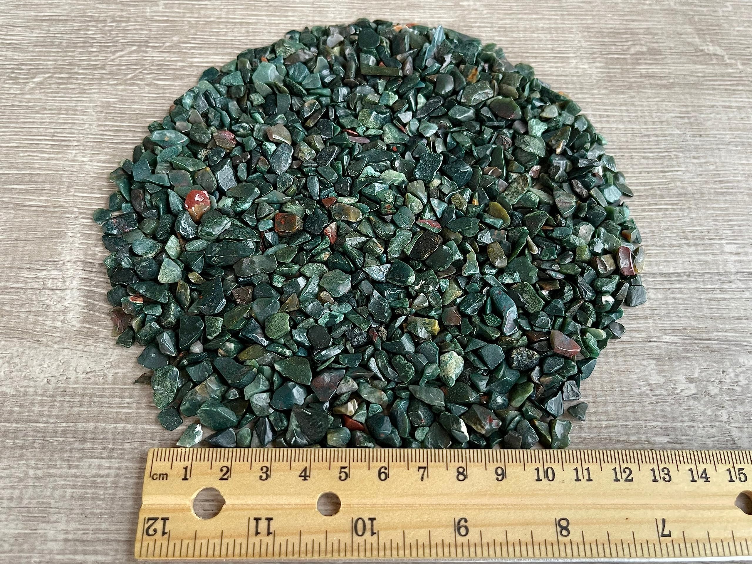 GAF TREASURES Bloodstone Chips undrilled collection for custom settings and art