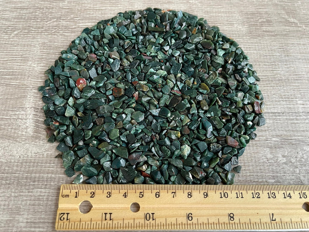 GAF TREASURES Bloodstone Chips undrilled collection for custom settings and art
