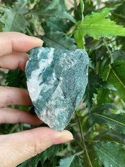 GAF TREASURES Bloodstone rough piece ideal for jewelry crafting