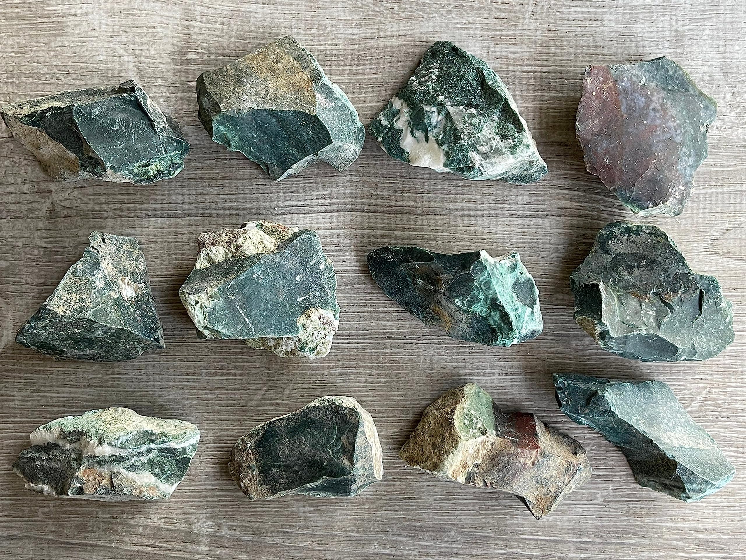 GAF TREASURES Bloodstone rough piece for craft and display
