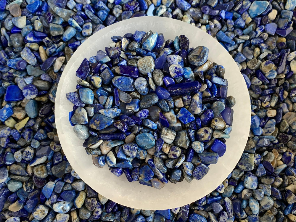 GAF Treasures bulk lapis lazuli 1/8 lb pack for scalable projects.