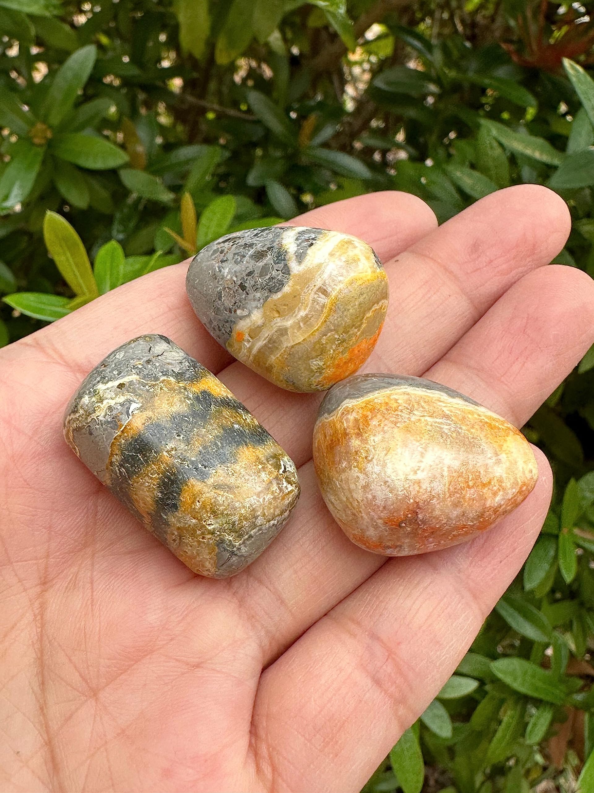 GAF Treasures Bumble Bee Jasper stones help ground you during stressful moments.