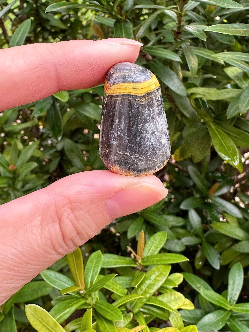 GAF Treasures Bumble Bee Jasper stones support Reiki clarity and balance during practice.