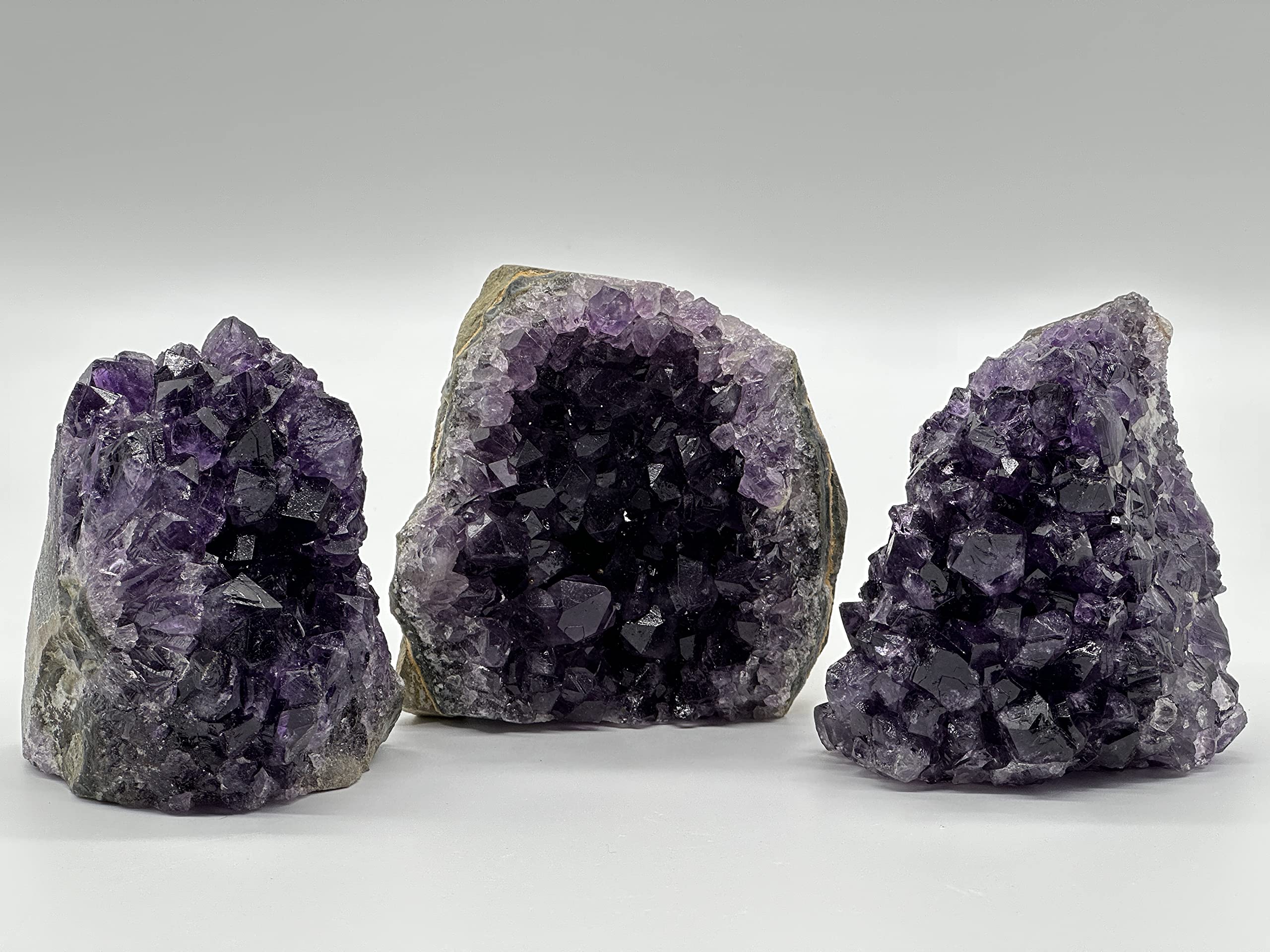 GAF TREASURES Amethyst with calcite inclusion showing natural character