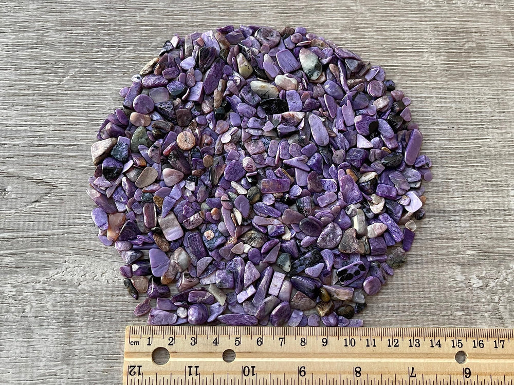 GAF Treasures Charoite Chips bulk options suited for large-scale crafts and decor