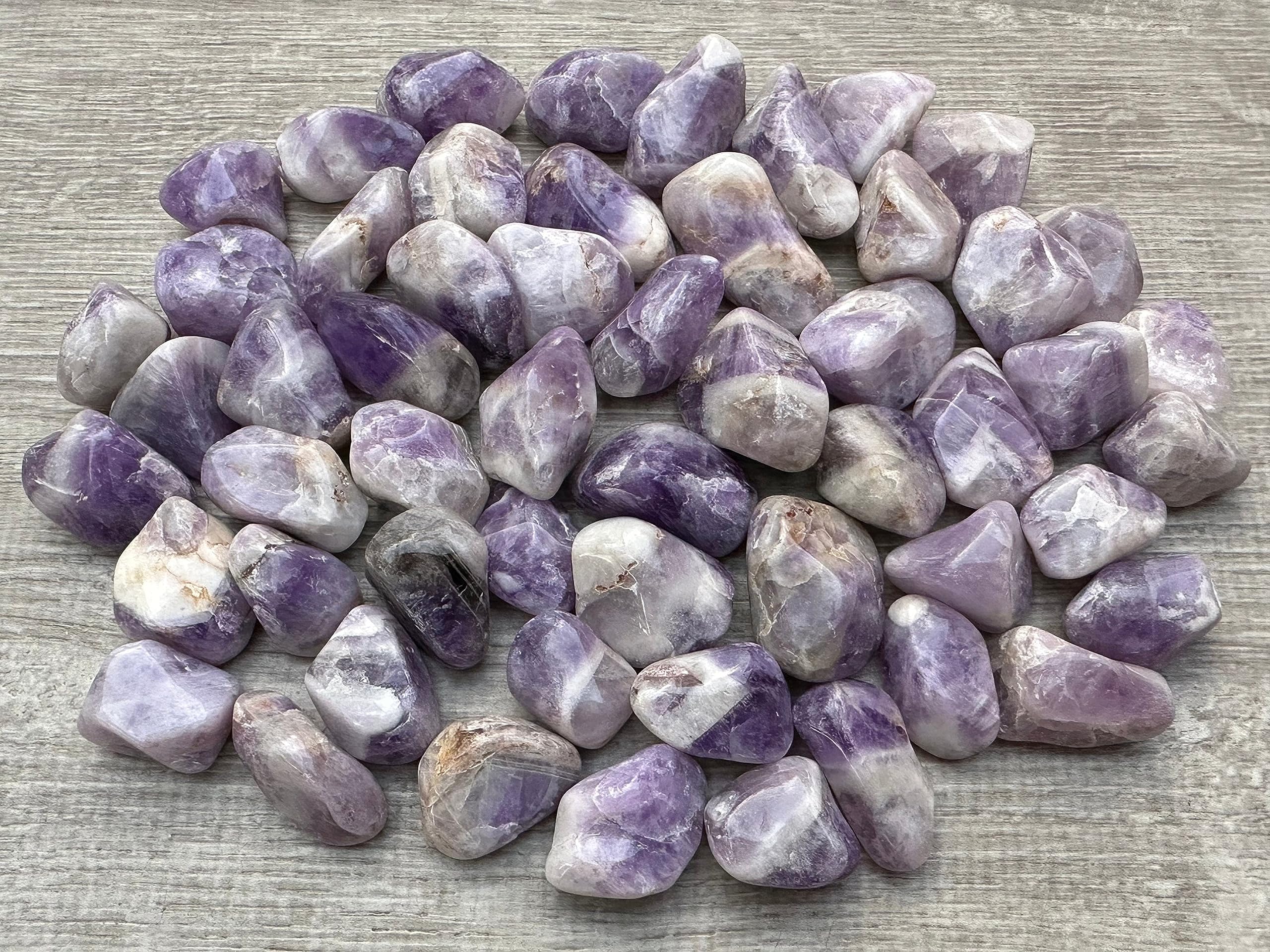 GAF Treasures polished chevron amethyst crystals for crystal grids and decor