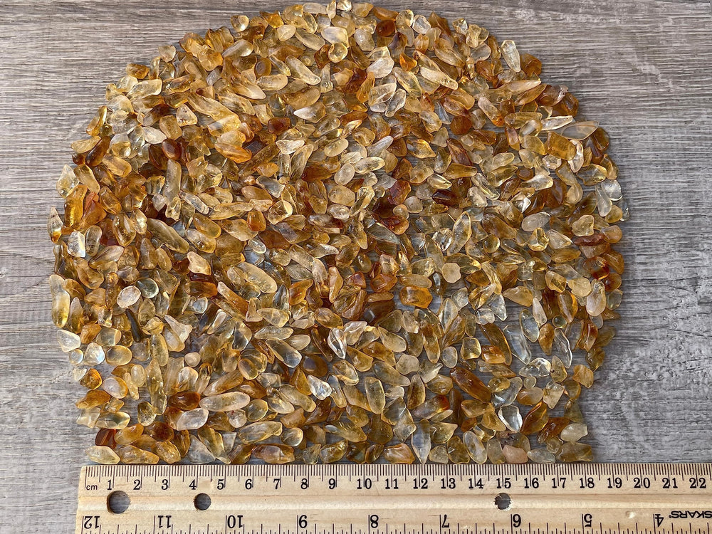 GAF TREASURES Citrine mini crystals with irregular shapes for unique designs.