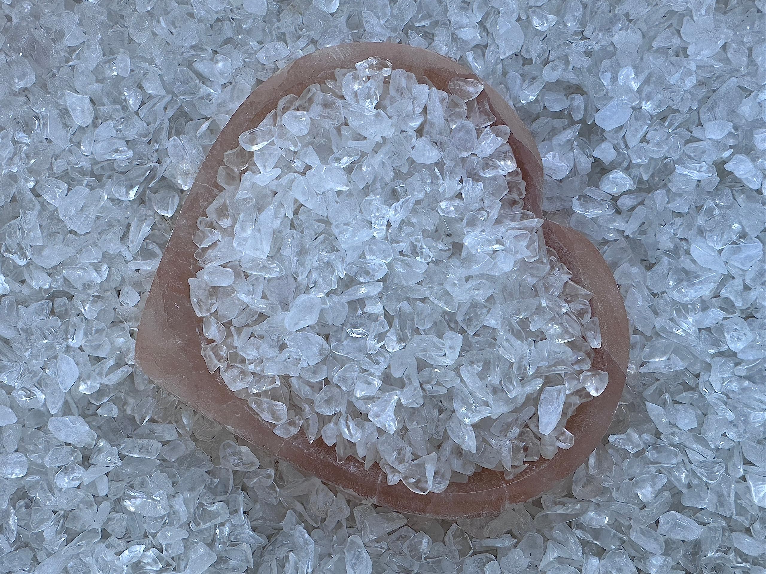 GAF TREASURES clear quartz chips undrilled bulk suitable for DIY mosaics and crafts.