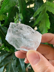 GAF TREASURES Clear Quartz rough bulk in bag emphasizing natural variation and value