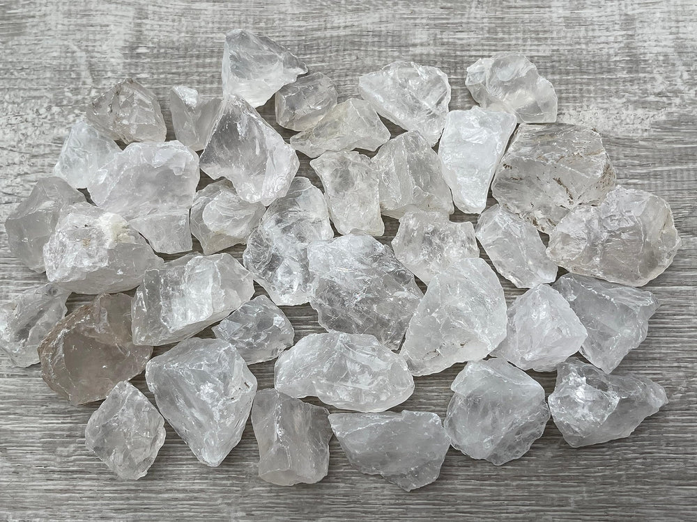 GAF TREASURES Clear Quartz rough suitable for meditation and Reiki crystal practice