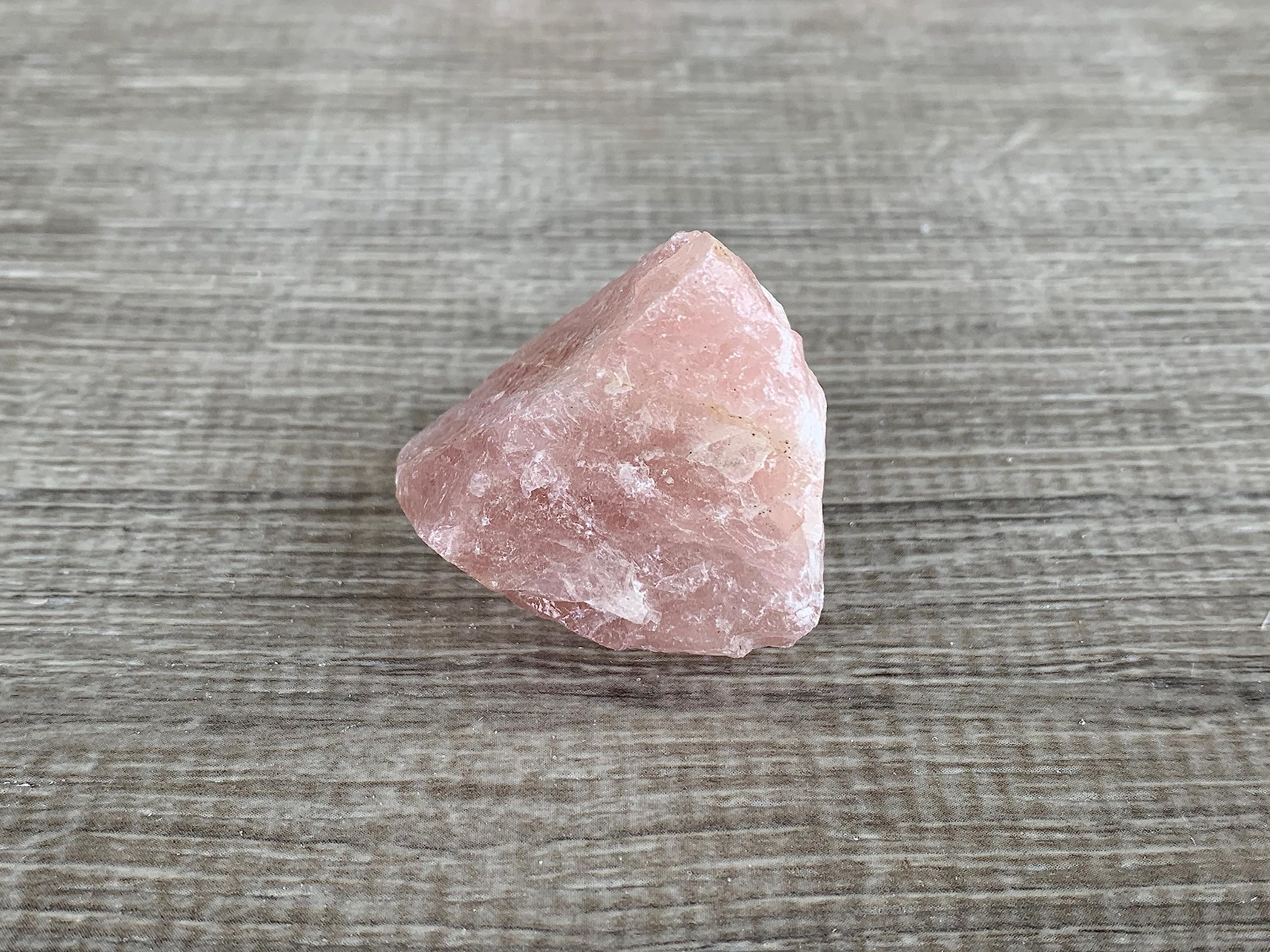 GAF TREASURES Decorative rose quartz stones for shelves and displays.