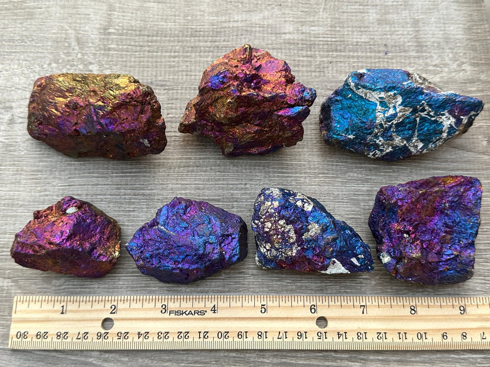 GAF Treasures display-ready chalcopyrite stone for shelf or desk