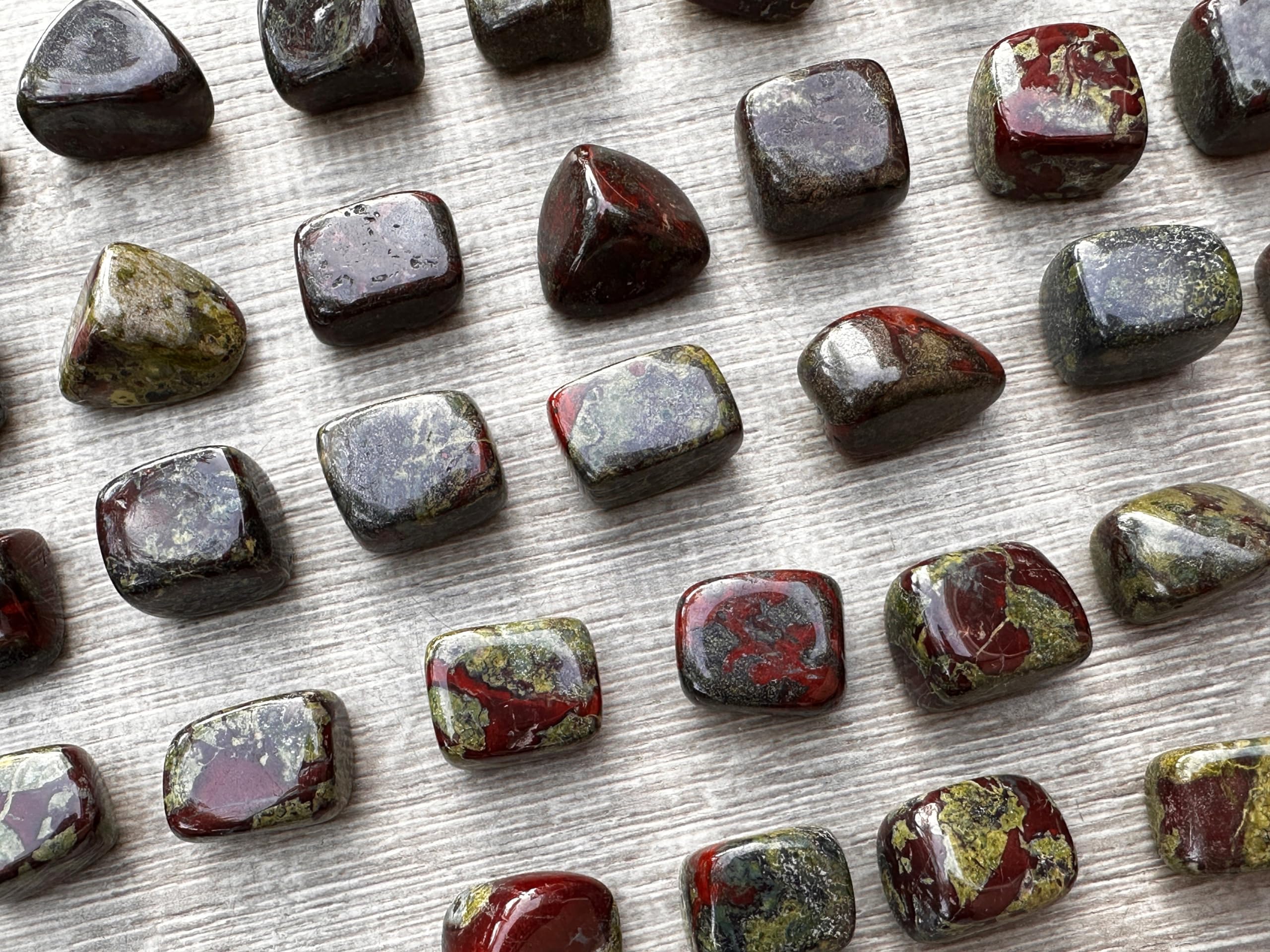 GAF TREASURES Dragon Blood Jasper healing crystals suitable for meditation and intention setting