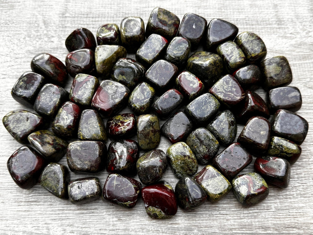 GAF TREASURES Dragon Blood Jasper therapy grid stones ideal for energy work
