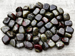 GAF TREASURES Dragon Blood Jasper therapy grid stones ideal for energy work