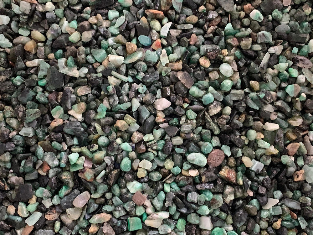 GAF Treasures emerald chips decorative use cases for accents and education