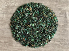GAF Treasures emerald chips: natural mini emerald stones for crafts and decor