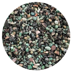 GAF TREASURES emerald gemstone chips in 4–8 mm for versatile jewelry and decor projects