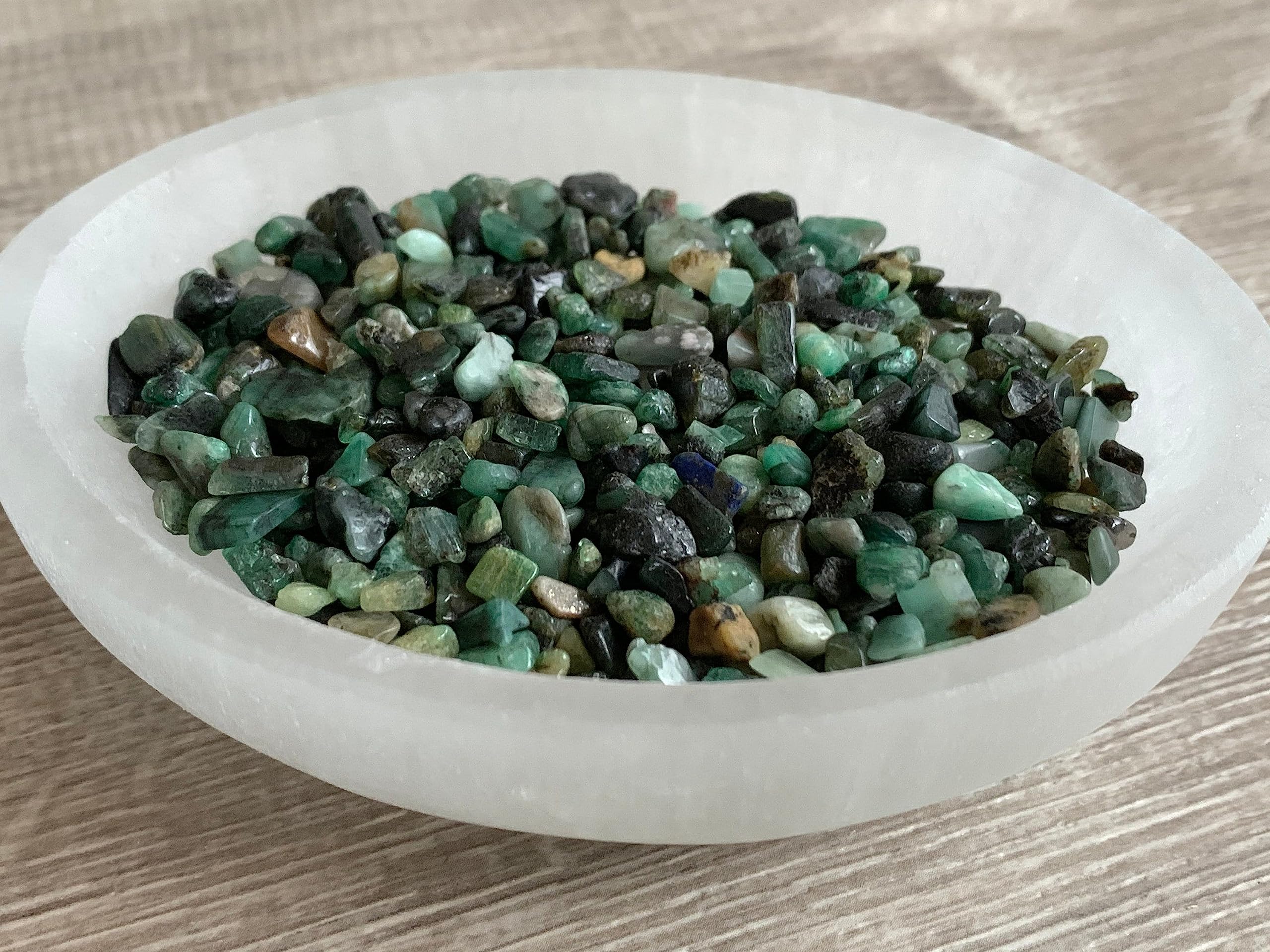 GAF TREASURES natural emerald chips ideal for bulk crafting and installations