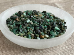GAF TREASURES natural emerald chips ideal for bulk crafting and installations