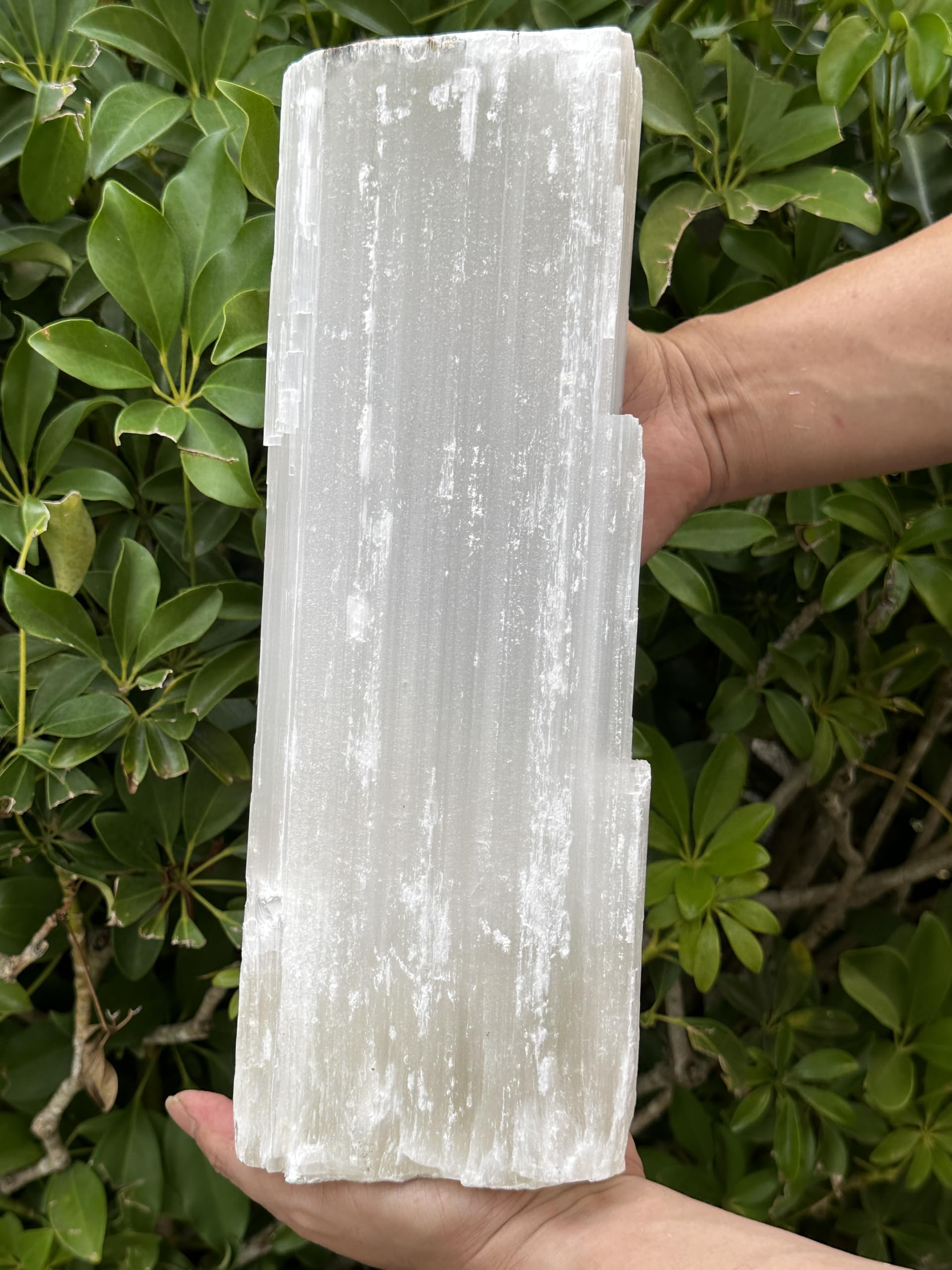 GAF Treasures fireplace decor selenite log enhances ambiance