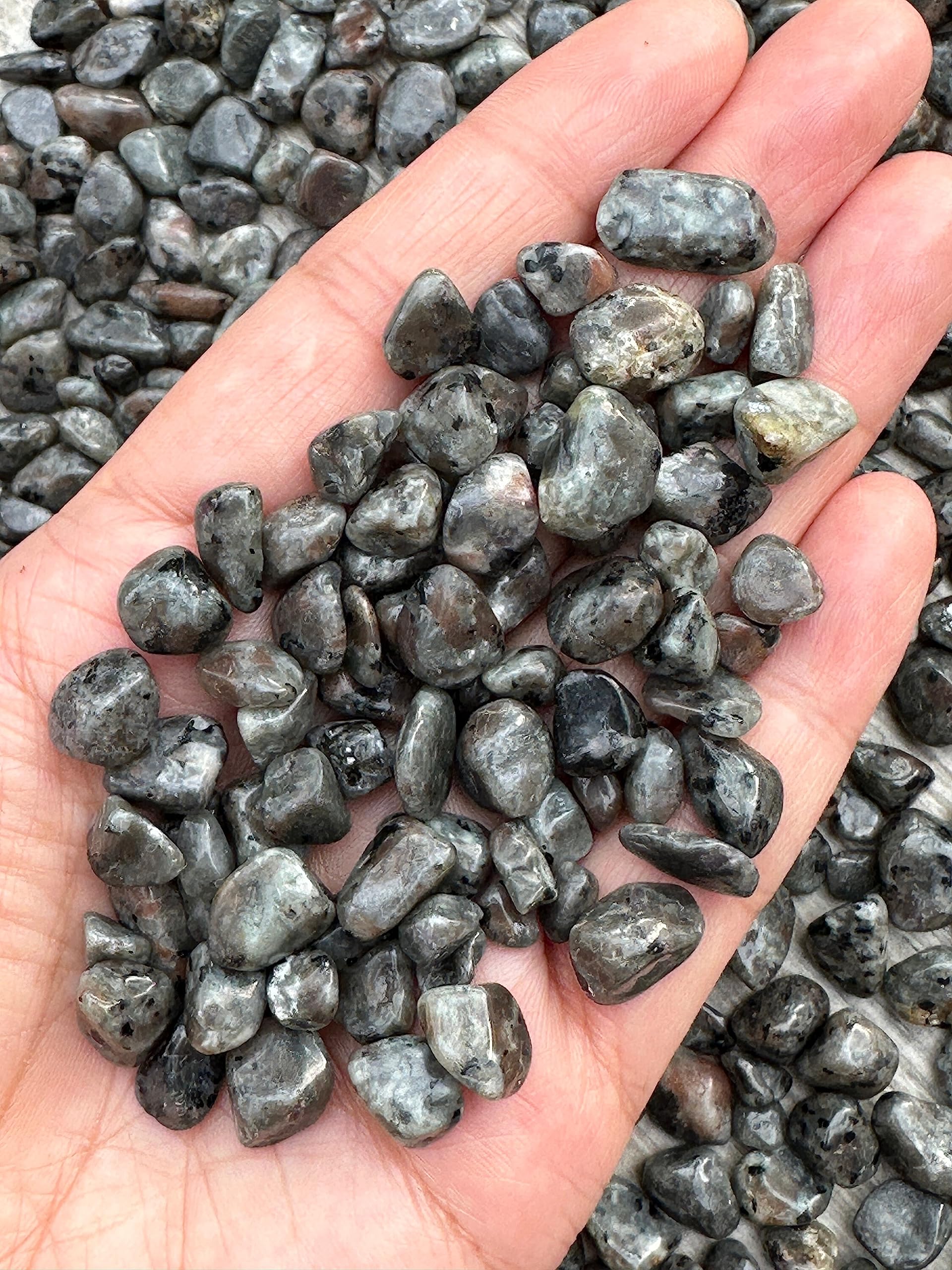 GAF TREASURES Flame gemstone chips in epoxy projects and crafts.